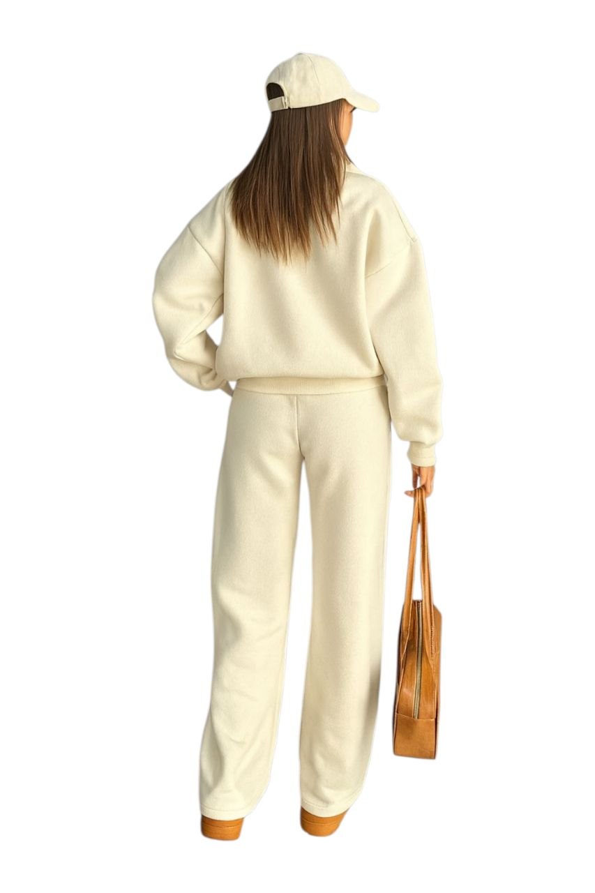 NIKOONOVA Women’s Colour Line Zip Tracksuit -CODE 5021- Premium Cotton Stretch Co-ord Set.